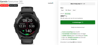 Garmin Forerunner 265 sporthorloge voor €359,99 bij 12gobiking