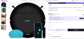 Aspirador Conga 999 Origin X-Treme Robot mrca Cecotec por 82,55€ (70,55€ nuevo usuario)
