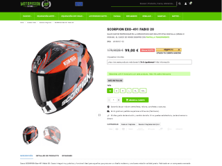 Casco Scorpion Exo 491 a solo 99€ en Motopasionstore