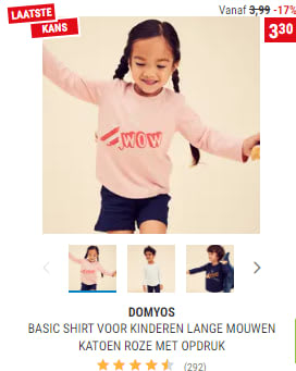 Tot 87% korting in de sale bij Decathlon