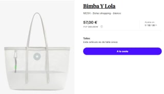 Bolso Shopping Bimba Y Lola MESH por 57€