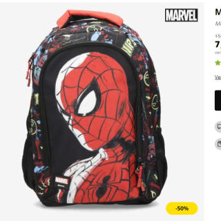 Mochila infantil spiderman por 7,99€