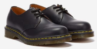 Chaussures en Cuir Dr. Martens Mens 1461 Noir Lisse à 125€