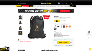 Ronaldinho Gym Bag por 2,22€