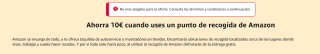 10€ de regalo al usar un punto de recogida de Amazon