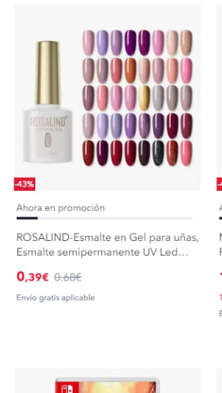 Recopilació de ofertas flash desde 0,39€
