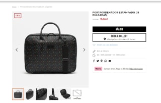 Misako portaordenador estampado geometrico 15,6 pulgadas por 15€