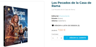Juego de mesa Los Pecados de la Casa de Rama por 7.5€