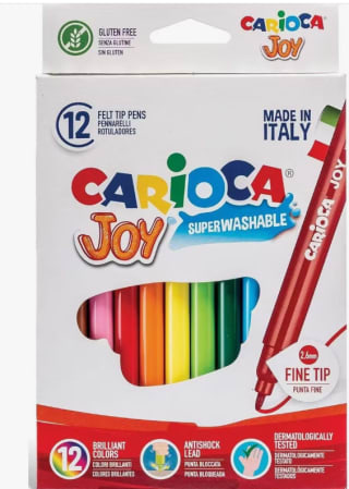 Rotuladores marca Carioca Joy Envase 12ud por 0,99€