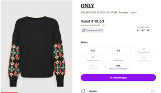ONLY dames sweater voor €13,50 bij Zalando lounge