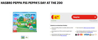 Peppa gaat naar de Dierentuin voor €6,99 bij Kruidvat