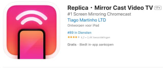 Replica・Mirror Cast Video TV lifitime voor Ios gratis