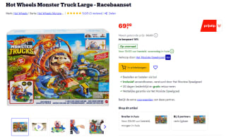 Hot Wheels Monster Trucks Baan T-Rex Vulkaanarena voor €69,99 bij Bol. & Smyths Toys