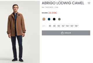 Abrigo para Hombre Lodwig por 34.99€