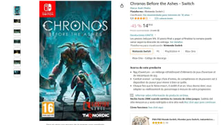 Videojuego Chronos Before the Ashes para Nintendo Switch por 14,99€.