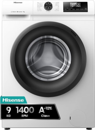 Hisense WF1Q9041BW Lavadora, Class A, 9Kg, 1400 rpm por 322,15€