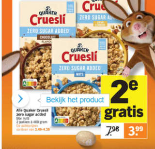 Albert Heijn Hamsterweken veel producten de 2de gratis