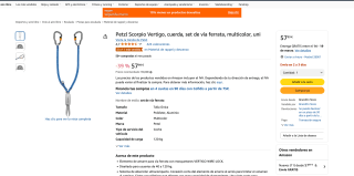 Petzl Scorpio Vertigo Disipador Ferrata por solo 57,99€