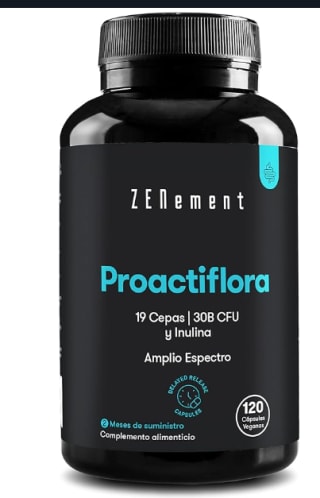 Probióticos y Prebióticos Intestinales, 120 Cápsulas Gastrorresistentes | 19 cepas por 19,92€