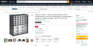 Caja de almacenamiento Stanley por 22,90€