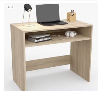 Mesa escritorio con balda Dormidan por 40,96€ (28,90€ cuenta nueva)