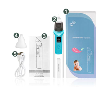 Limpiador de nariz para bebé recargable por 10,82€