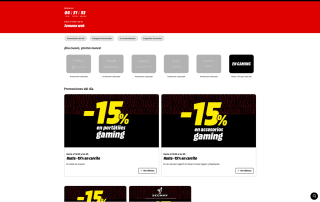Mediamarkt 15% en carrito para Portátiles y Accesorios Gaming