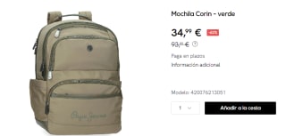 Mochila Pepe Jeans Corin de 9L por 34.99€