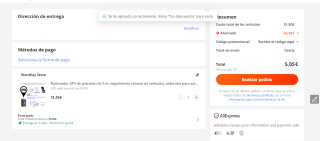 Rastreador GPS de precisión de 5 m, por 5,05€