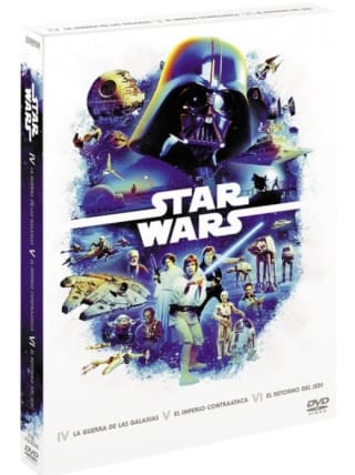 Trilogía Star Wars, Episodios 4-6 DVD por 12,50€.