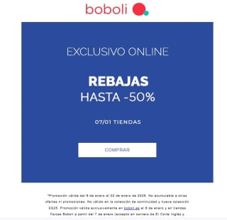 Hasta 50% de descuento en las rebajas de Boboli