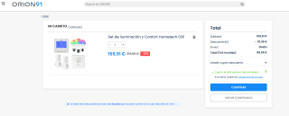 Set de Iluminación y Confort Hometech por solo 89,55€