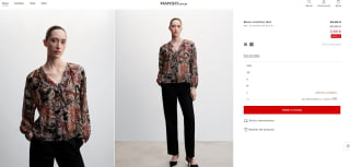 Blusa volantes lazo por 3,99€