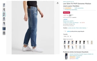 Pantalón Vaquero Lee Slim Fit MVP Extreme Motion por 28,04€