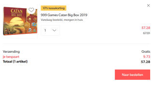 999 Games - Catan: Big Box - Bordspel voor €57,25 bij Wehkamp