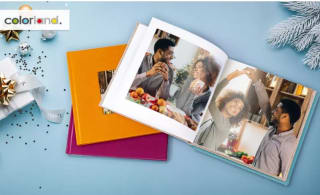 Vierkant fotoboek premium vanaf €6,99 bij Colorland via Groupon