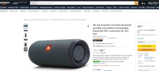Enceinte Bluetooth JBL Flip Essential 2 à 79€