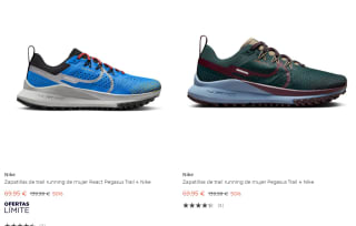 Nike Zapatillas trail running mujer Pegasus Trail 4 por 69,95€