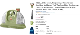 BISSELL SpotClean C2 Draagbare Vlekkenreiniger voor €99,99 bij Amazon