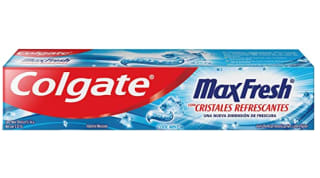 Pasta dental Colgate Max Fresh Cool Mint 50ml por $11