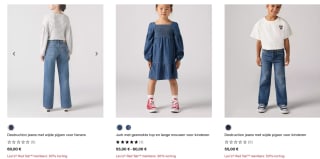 Black Friday deals tot 50% korting bij Levi's