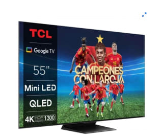 TV QD-MiniLED 55" TCL 55C805, 4K UHD, Dolby Vision IQ, Smart TV, HDR10+, Dolby AC4, Quantum Dot por 492,15€