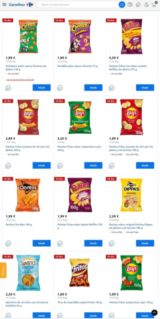 -5€ de Descuento por compra de 15€ en Carrefour.