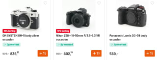 10% korting op alle tweedehands producten bij Kamera Express