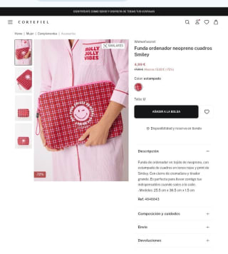 Funda ordenador neopreno por 4,99€.