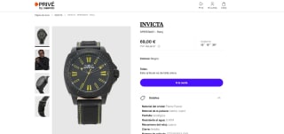 Reloj para Hombre Cuarzo - 46mm marca Invicta Speedway 46308 por 69€