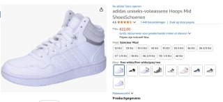 Adidas Hoops Mid 3.0 kids schoenen voor €22 bij Amazon