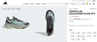 Zapatillas Soulstride Flow Gtx Gris Mujer Terrex por $63.990