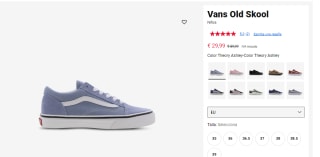 Zapatillas Vans super guapas desde solo 29,99€