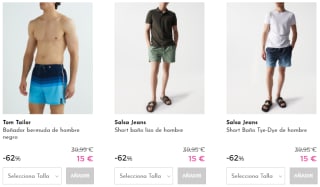 Salsa Jeans y Tom Tailor - Bañador por 15€